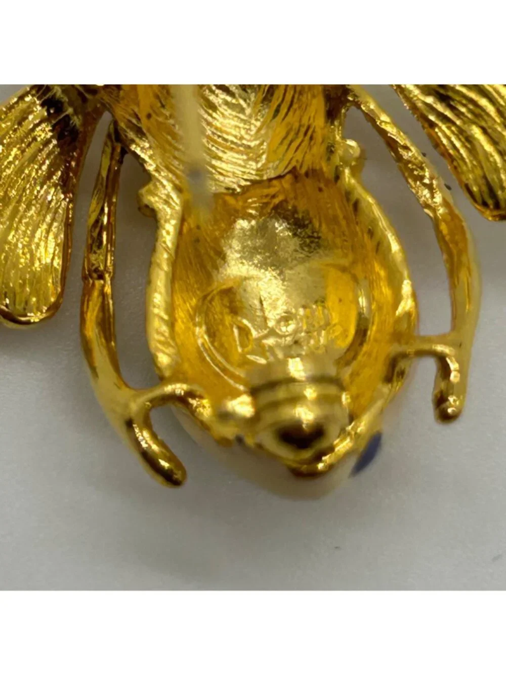 Joan Rivers Bee Brooch Lots of Love Enamel Hearts Multi-Color Rhinestone Insect